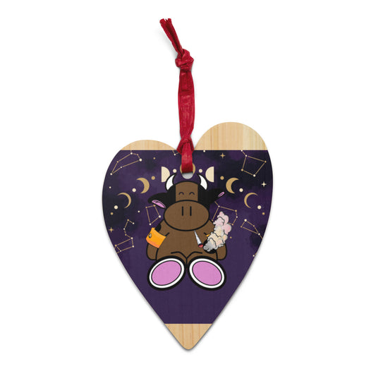 Pocket Cows Wooden Ornaments — Written In The Herd — Design 767