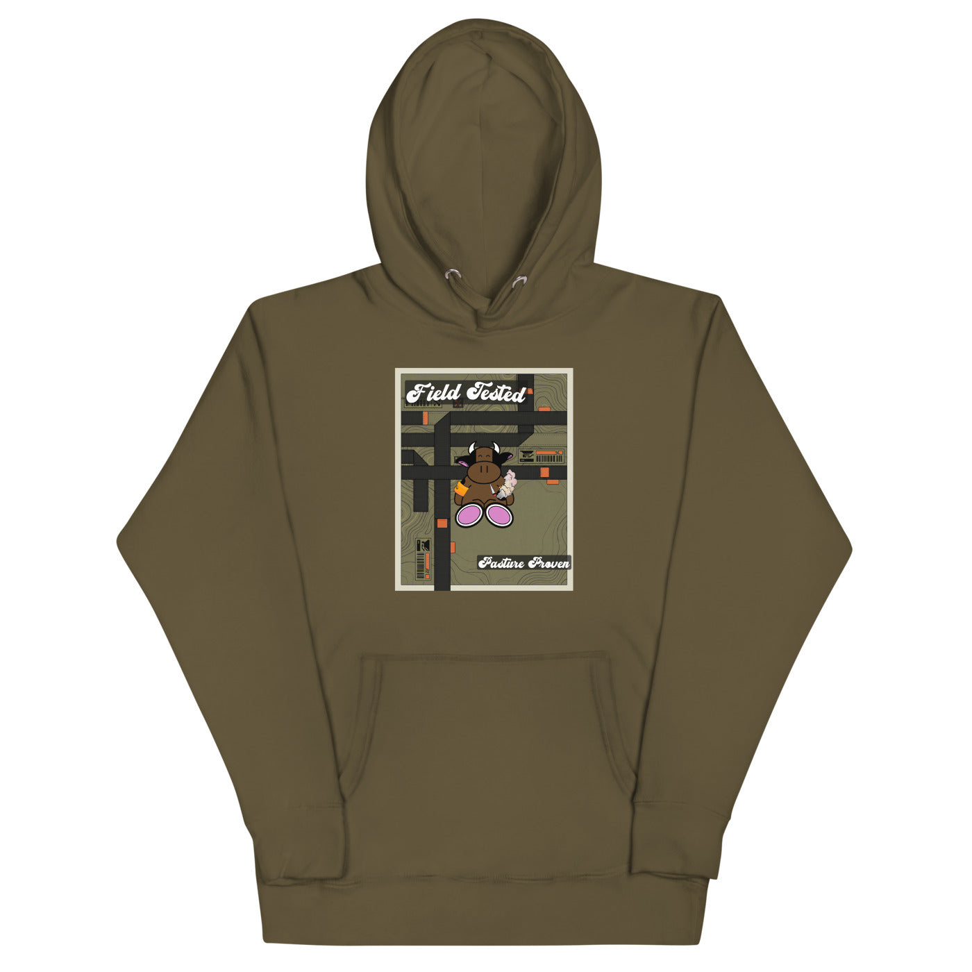 Pocket Cows Hoodie — Built To Roam — Design 772