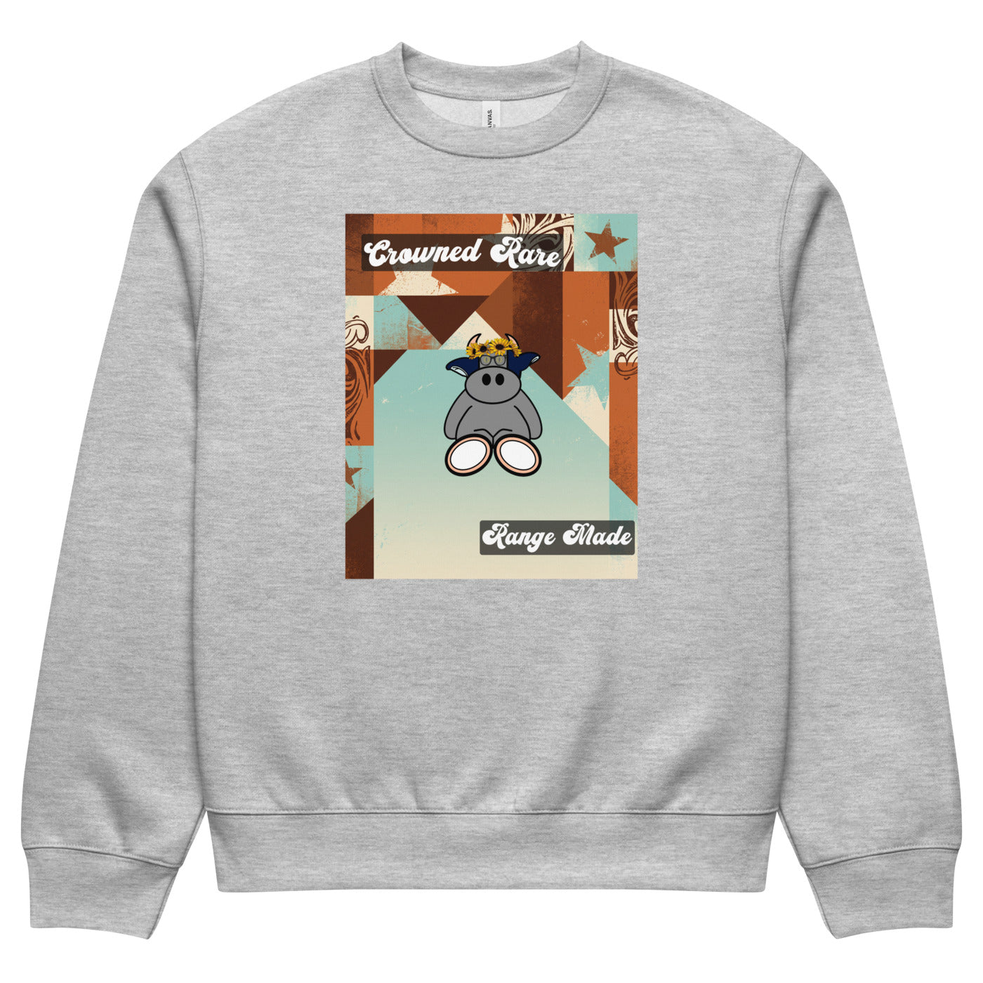 Pocket Cows Unisex Oversized Heavyweight Sweatshirt — Design 260