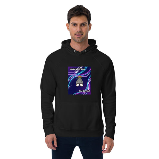 Pocket Cows Unisex Eco Raglan Hoodie — Design 251