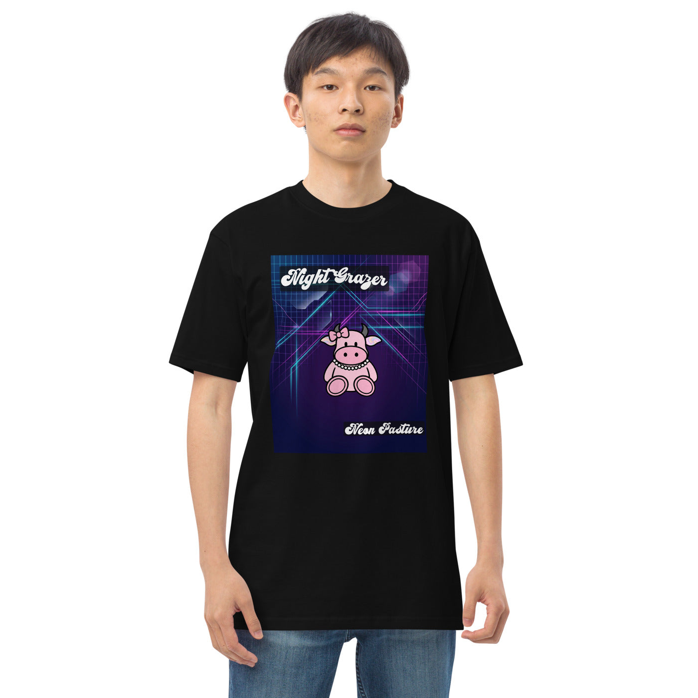 Pocket Cows Heavyweight Tee — After Hours — Design 833