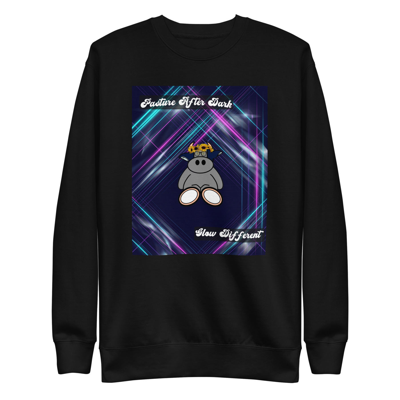 Pocket Cows Crewneck — After Hours — Design 43