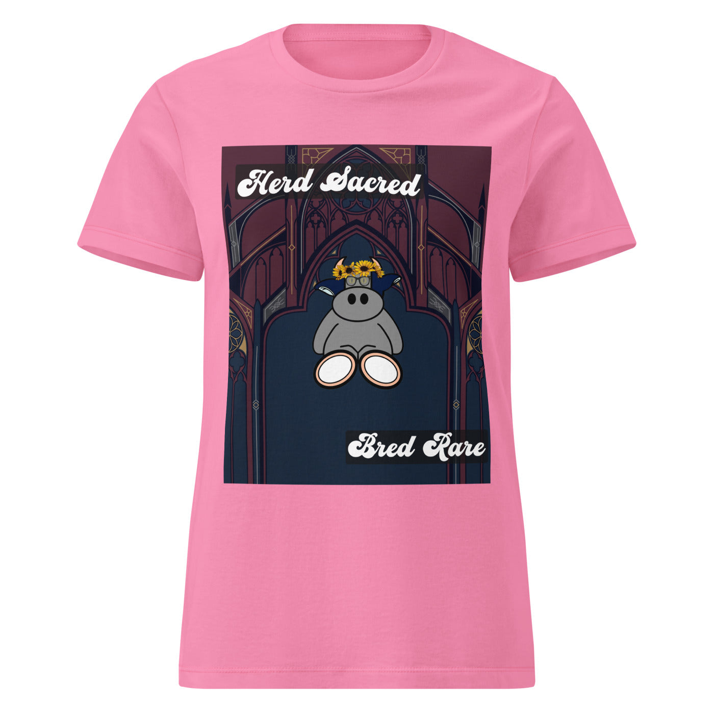 Pocket Cows Women's Softstyle T-Shirt — Design 271