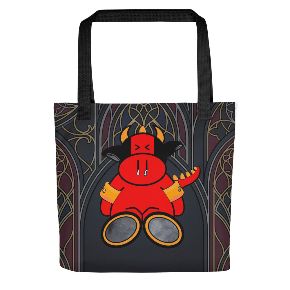 Pocket Cows All-Over Print Tote Bag — Sacred Herd — Design 267