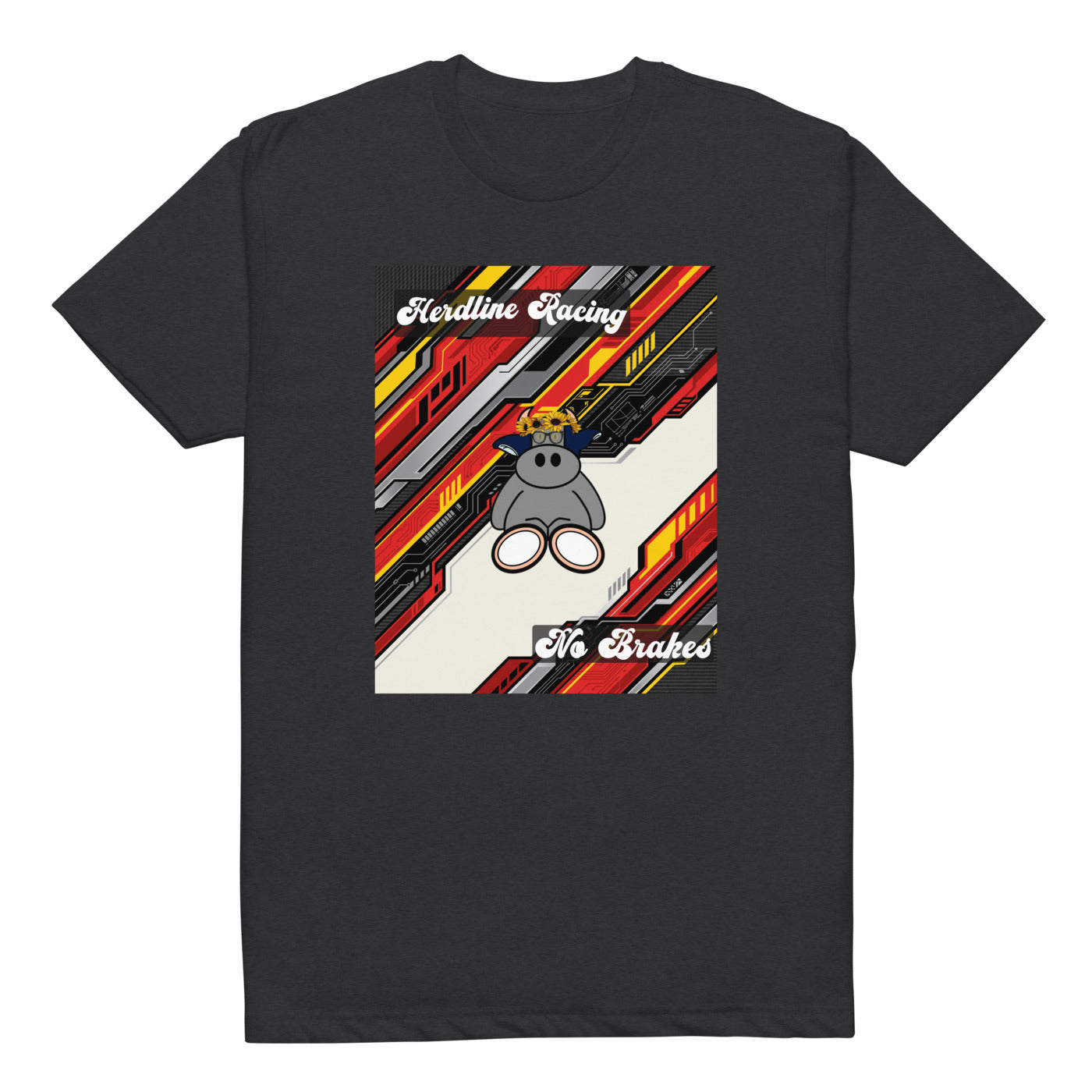 Pocket Cows Unisex CVC T-shirt — Design 263