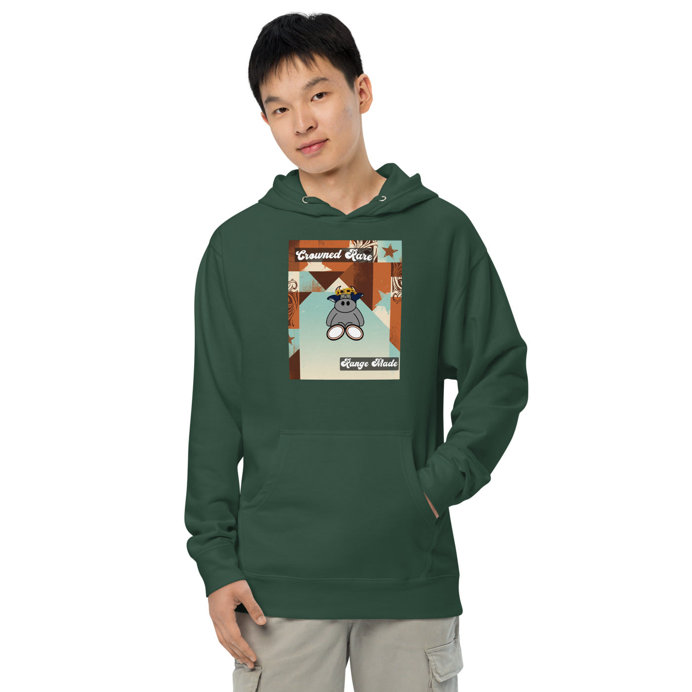 Pocket Cows Unisex Midweight Hoodie — Design 260