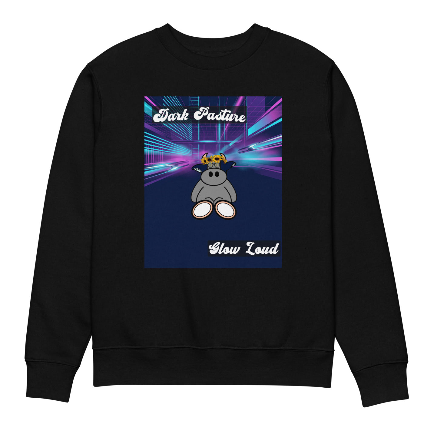 Pocket Cows Unisex Organic Changer 2.0 Sweatshirt — Design 255