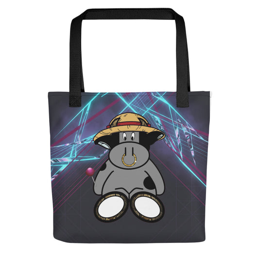 Pocket Cows All-Over Print Tote Bag — After Hours — Design 318