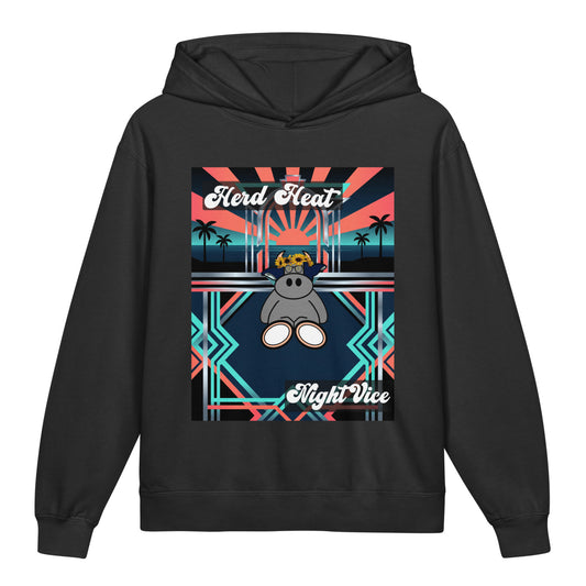 Pocket Cows Youth Garment-Dyed Lightweight Hooded Sweatshirt — Design 281