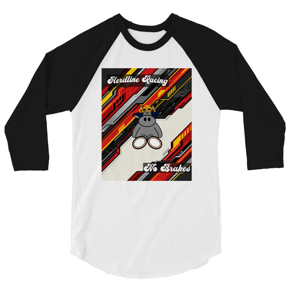 Pocket Cows Unisex 3/4 Sleeve Raglan Shirt — Design 263