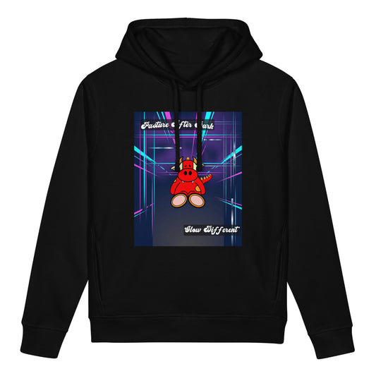 Pocket Cows Unisex Organic Side Pocket Sounder Hoodie — Design 273