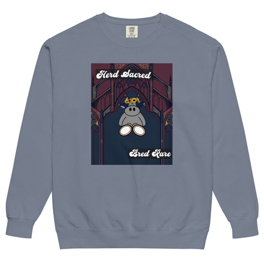 Pocket Cows Unisex Garment-Dyed Sweatshirt — Design 271