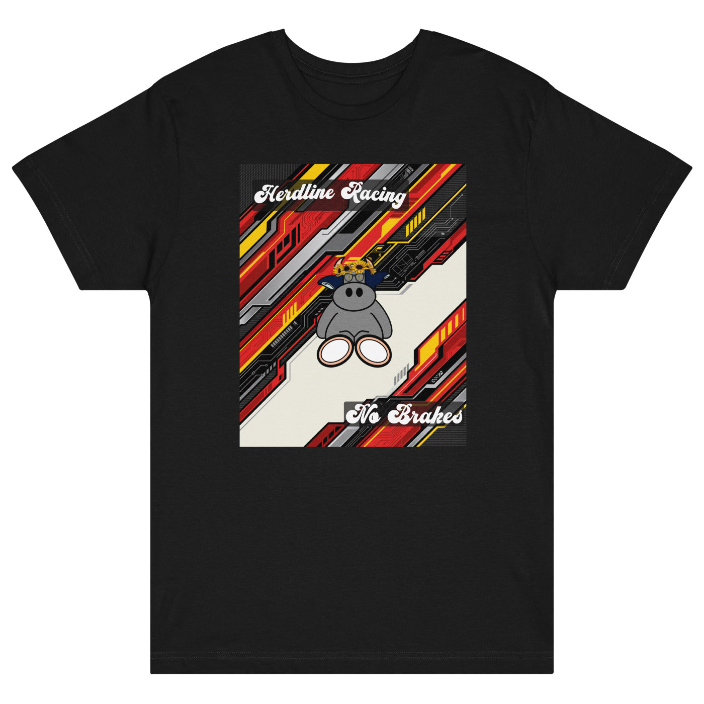 Pocket Cows Unisex Fine Jersey Tee — Design 263