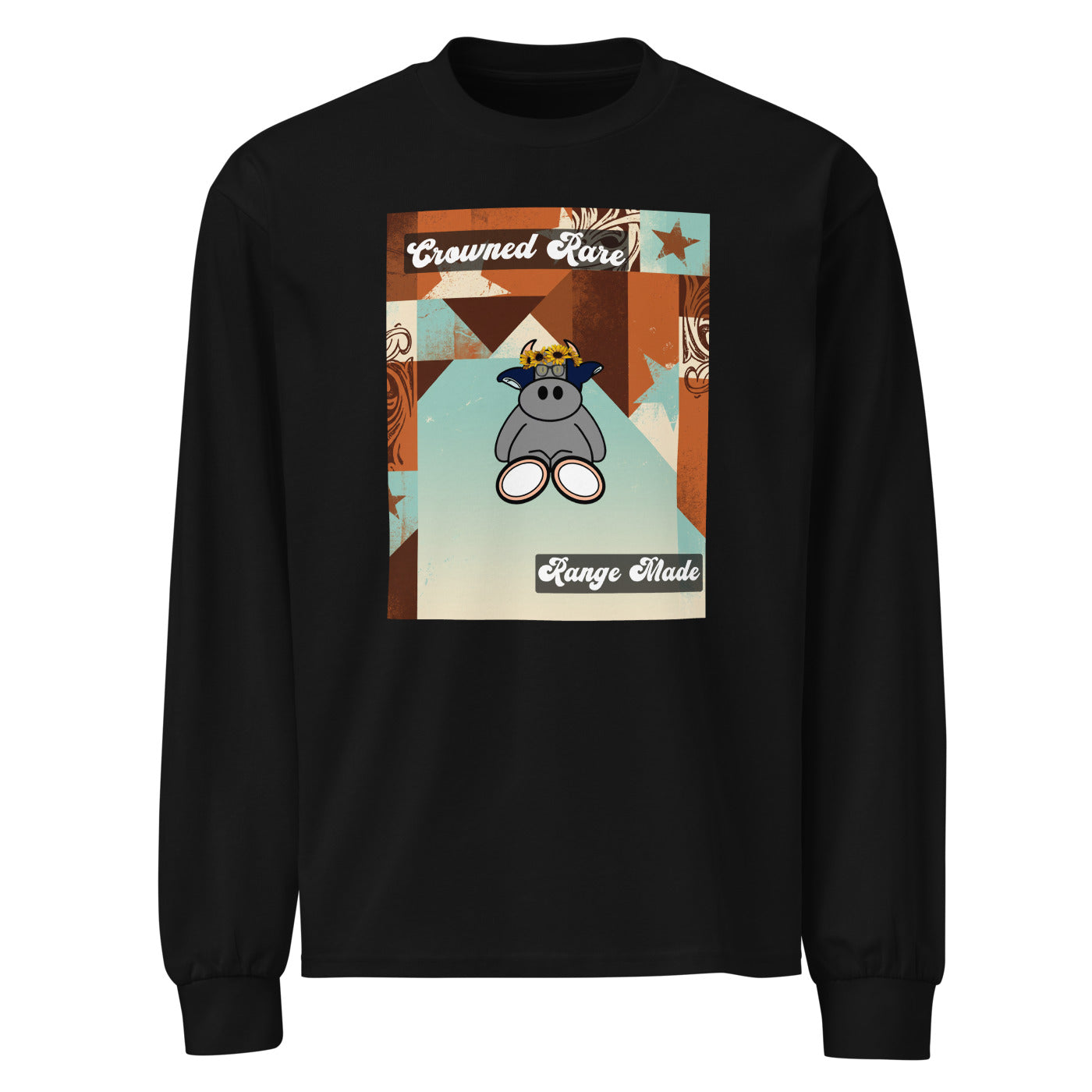 Pocket Cows Unisex Heavyweight Long Sleeve Shirt — Design 260