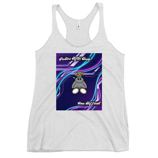 Pocket Cows Women's Racerback Tank Top — Design 251