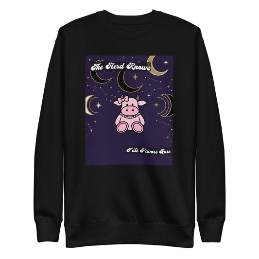 Pocket Cows Crewneck — Written In The Herd — Design 219