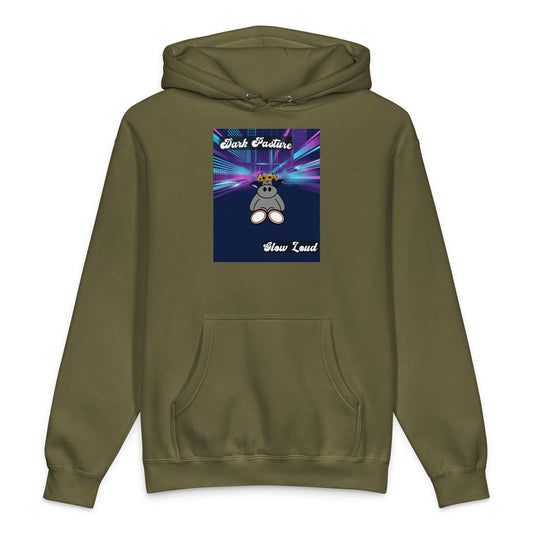Pocket Cows Unisex Heavyweight Hooded Sweatshirt — Design 255