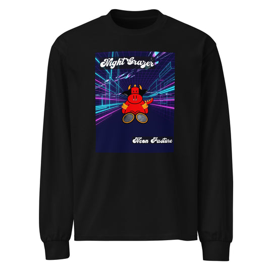 Pocket Cows Unisex Heavyweight Long Sleeve Shirt — Design 250