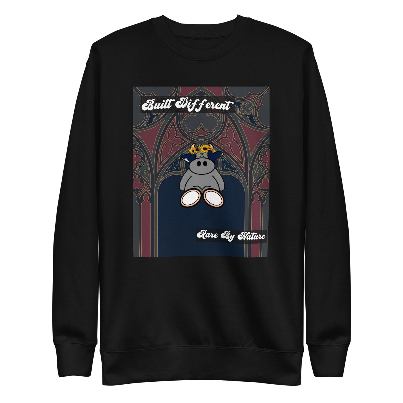 Pocket Cows Crewneck — Sacred Herd — Design 33