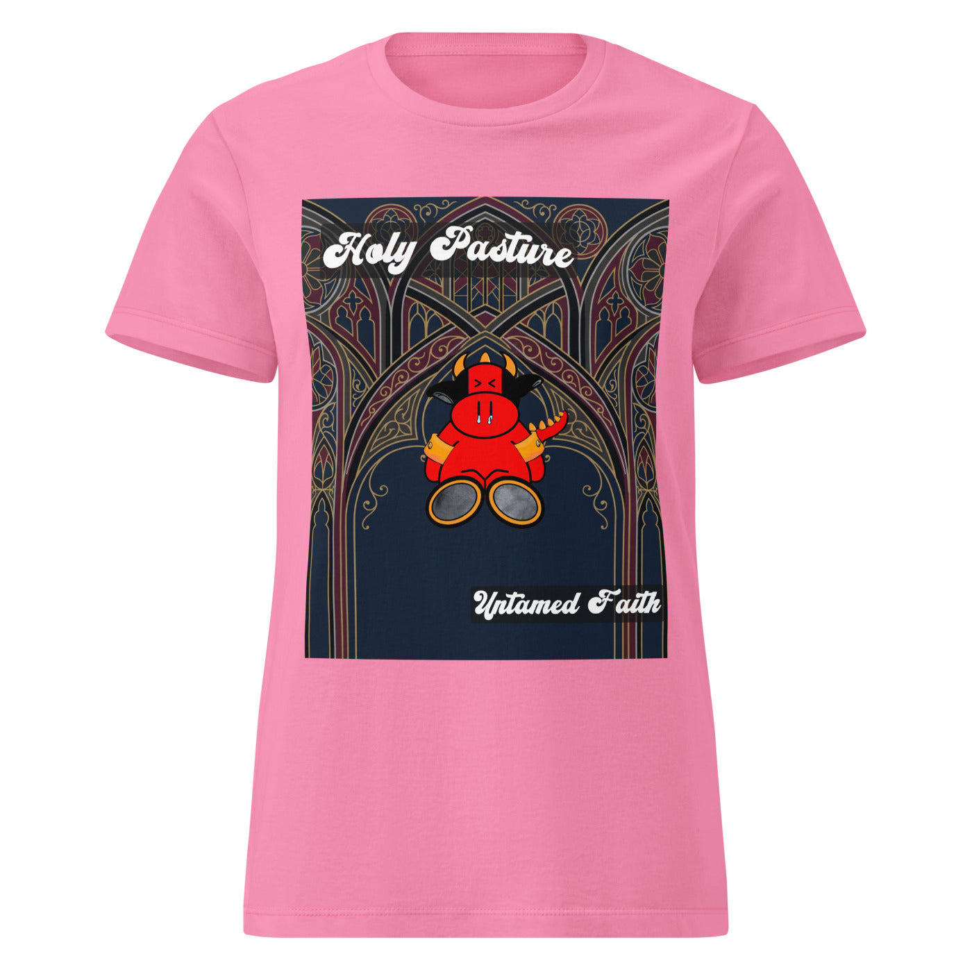 Pocket Cows Women's Softstyle T-Shirt — Design 270