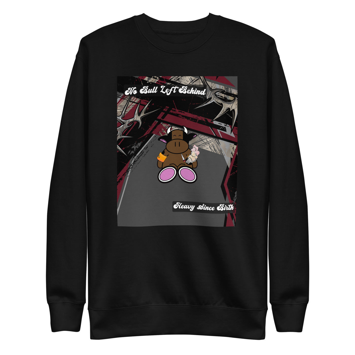 Pocket Cows Crewneck — No Bull Left — Design 193