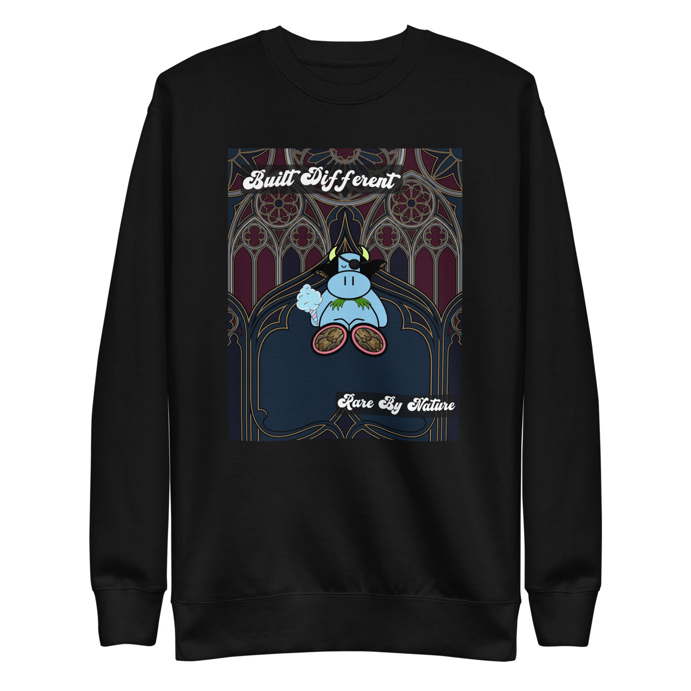 Pocket Cows Crewneck — Sacred Herd — Design 94