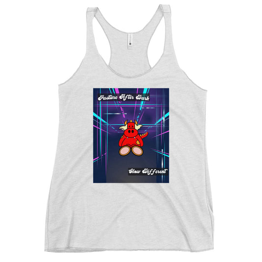 Pocket Cows Women's Racerback Tank Top — Design 273