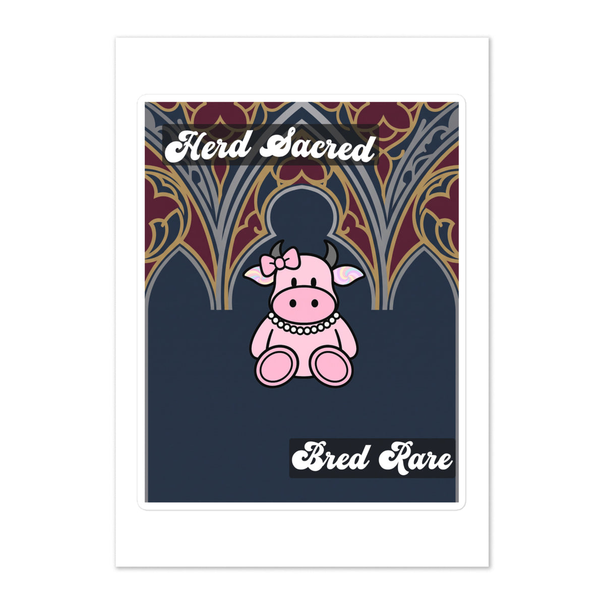 Pocket Cows Kiss-Cut Sticker Sheet — Sacred Herd — Design 839