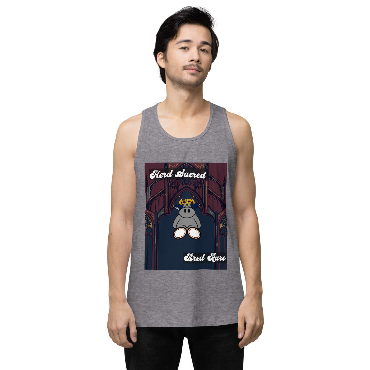 Pocket Cows Men's Tank Top — Design 271