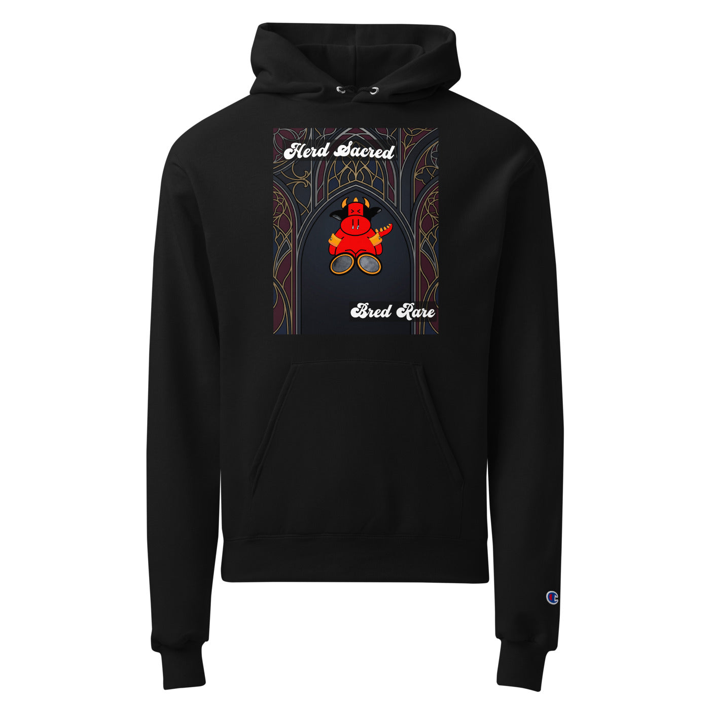 Pocket Cows Unisex Powerblend Hoodie — Design 267