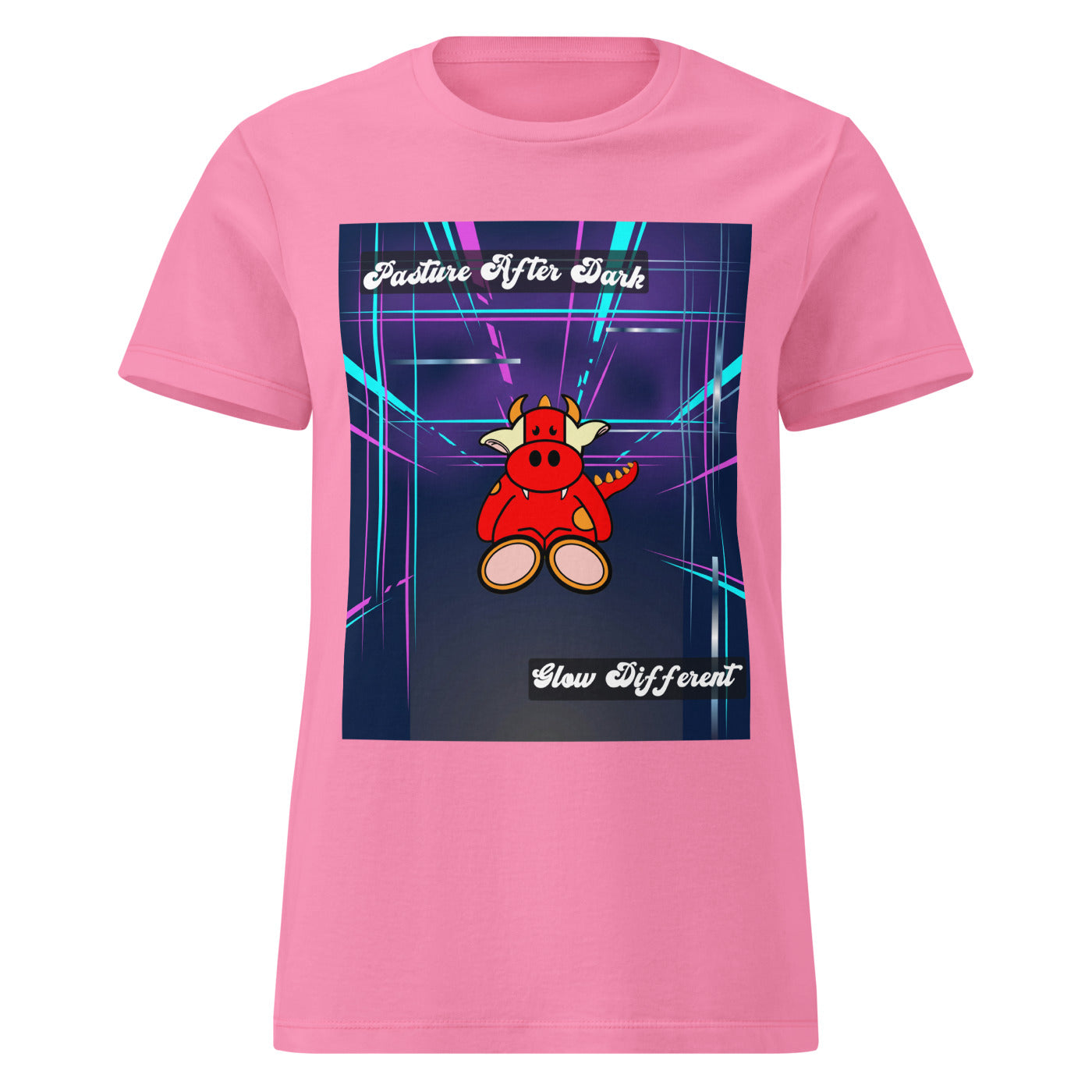 Pocket Cows Women's Softstyle T-Shirt — Design 273