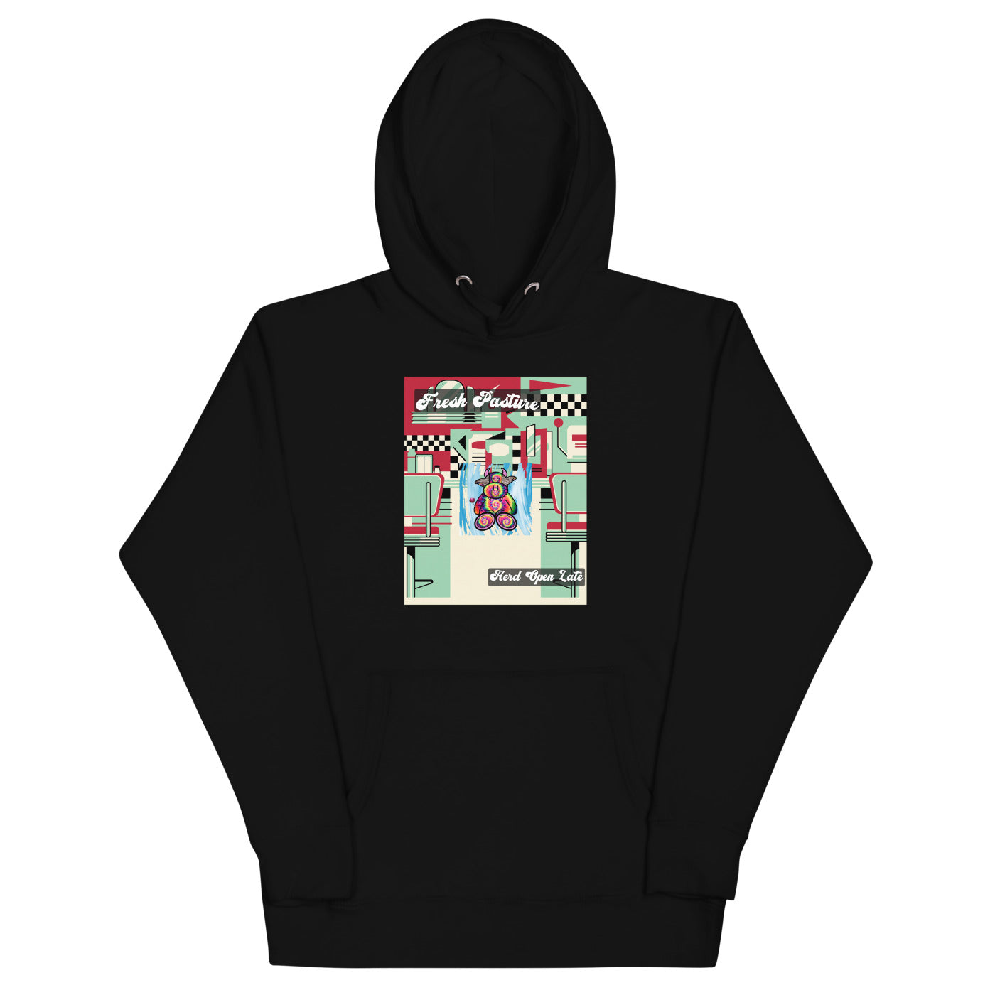 Pocket Cows Hoodie — Always Fresh — Design 715