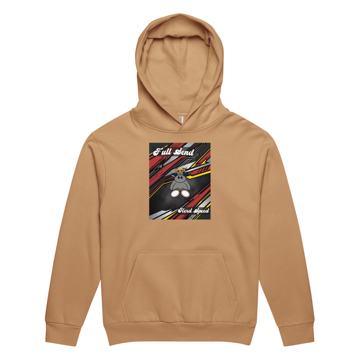 Pocket Cows Unisex Urban Hoodie Garment Dyed — Design 265