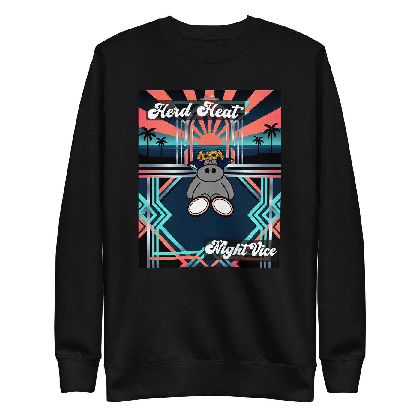 Pocket Cows Crewneck — Pasture Vice — Design 281