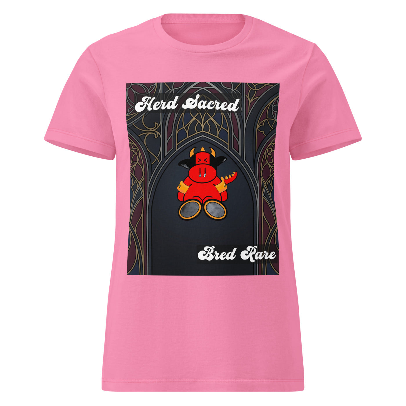 Pocket Cows Women's Softstyle T-Shirt — Design 267