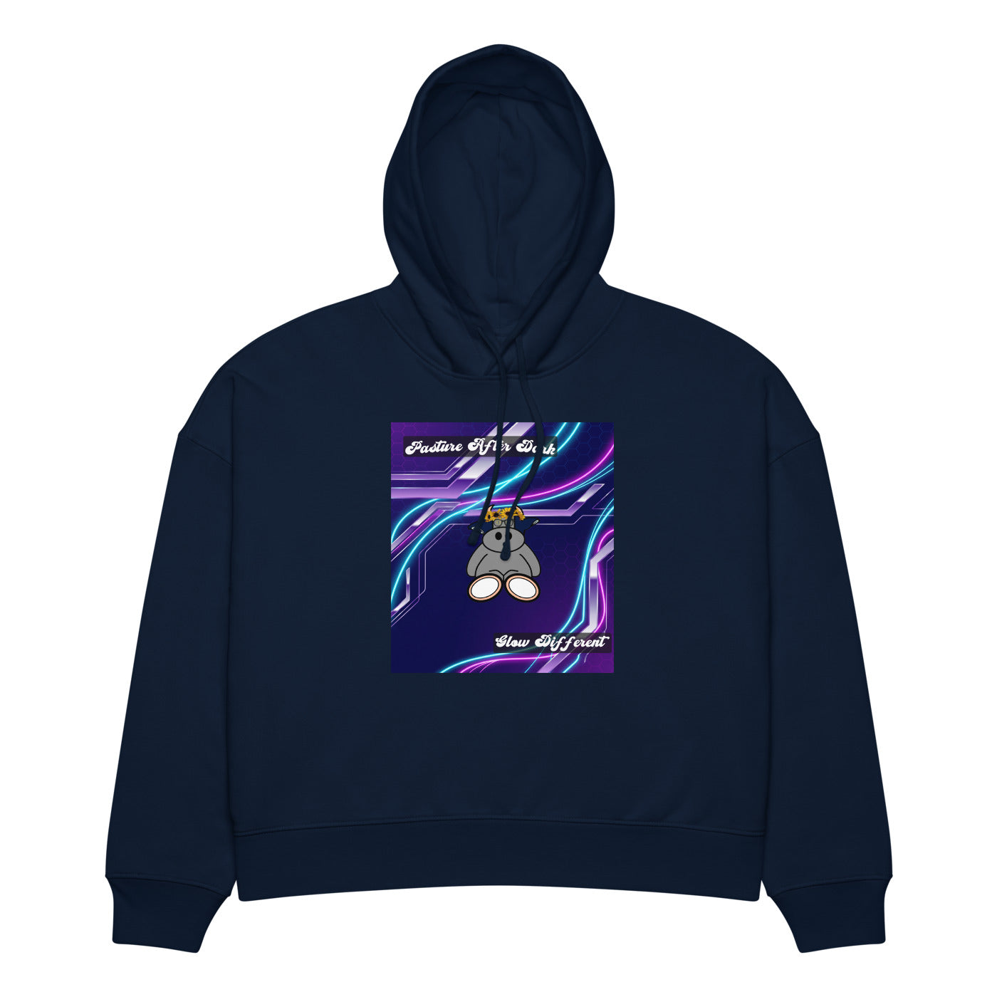 Pocket Cows Women's Organic Stella Nora Hoodie — Design 251