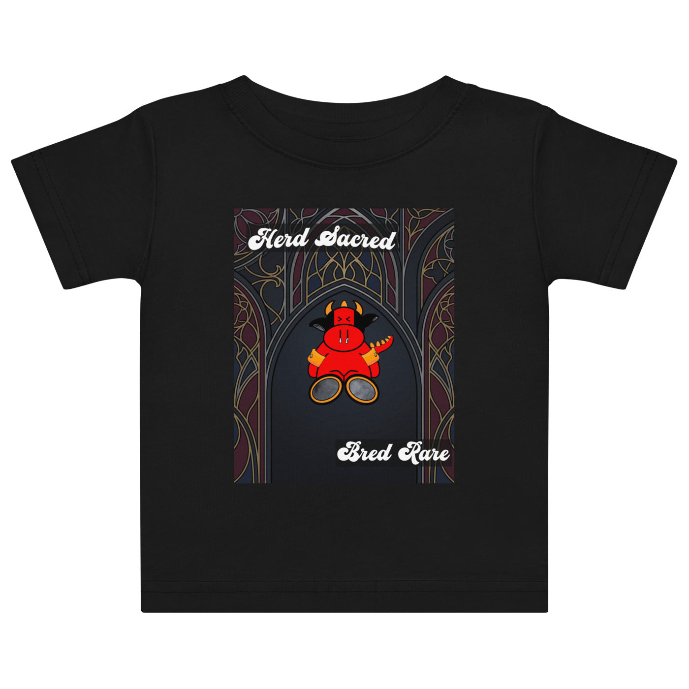 Pocket Cows Baby Jersey T-Shirt — Design 267