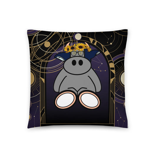 Pocket Cows All-Over Print Pillow — Written In The Herd — Design 323