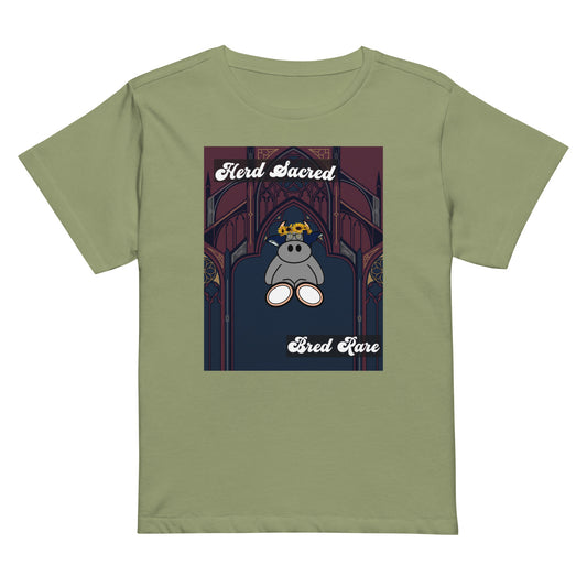 Pocket Cows Women's High-Waisted Tee — Design 271