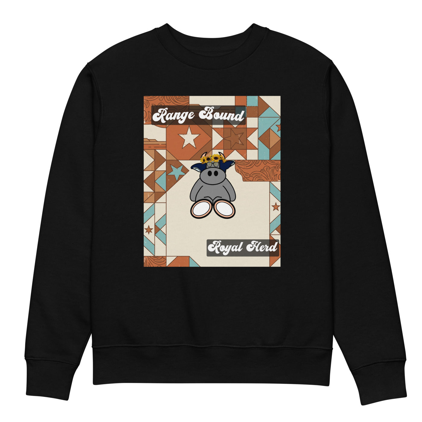 Pocket Cows Unisex Organic Changer 2.0 Sweatshirt — Design 258