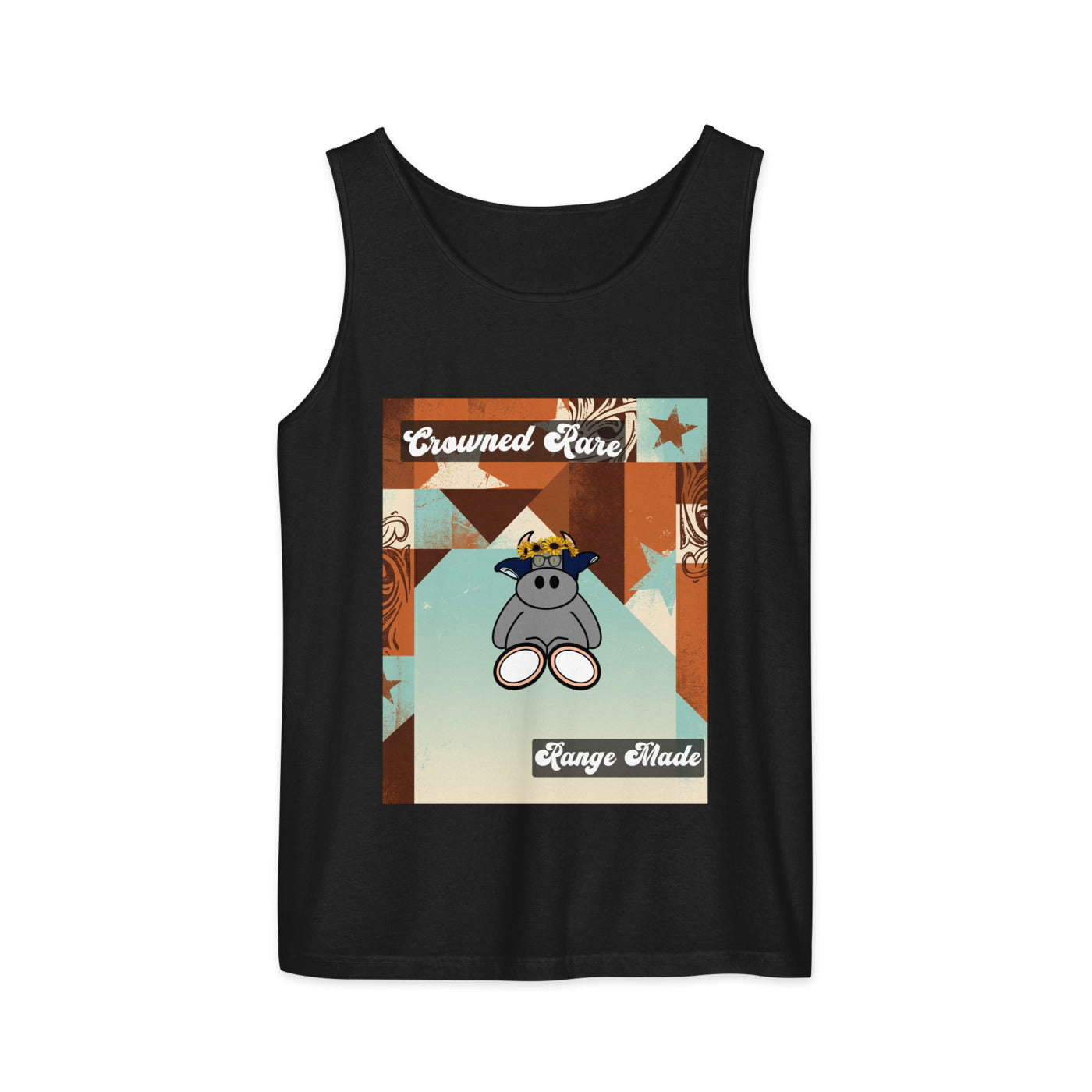 Pocket Cows Unisex Garment-Dyed Tank Top — Design 260