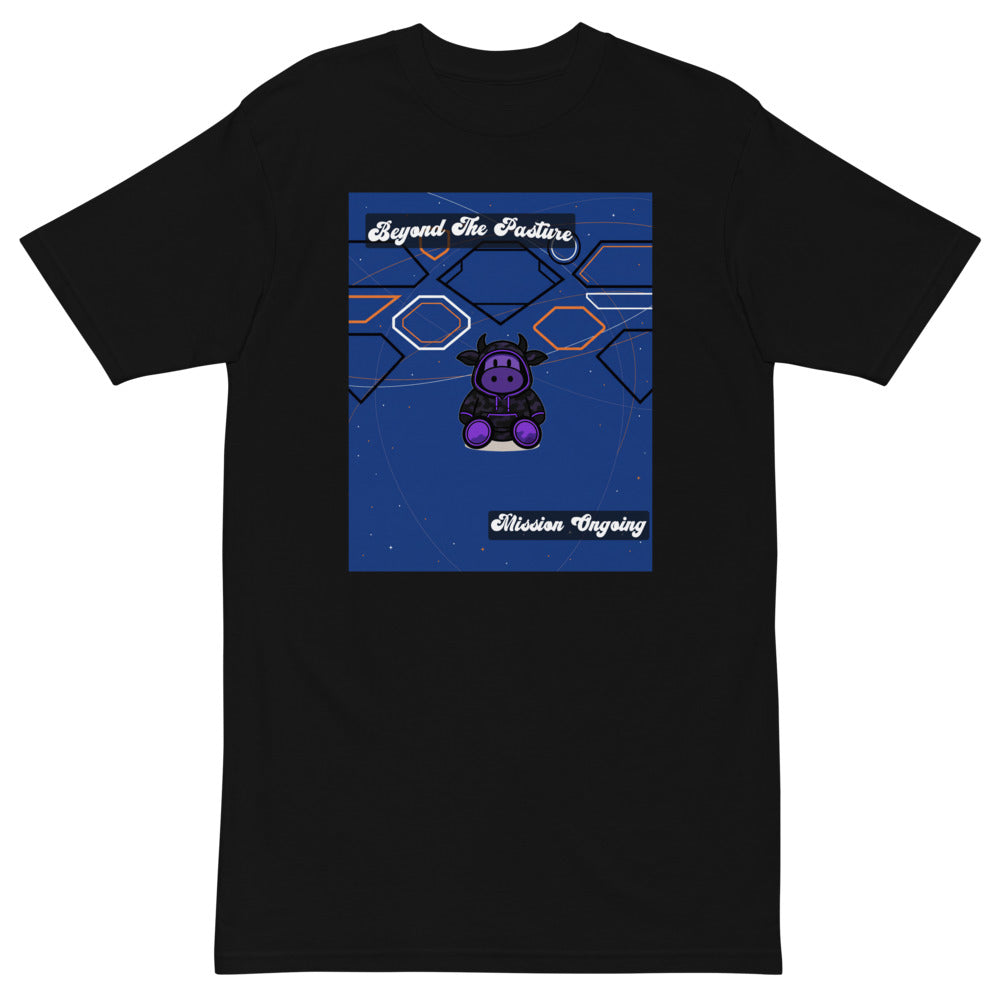 Pocket Cows Heavyweight Tee — Orbit The Herd — Design 226 — alternate view