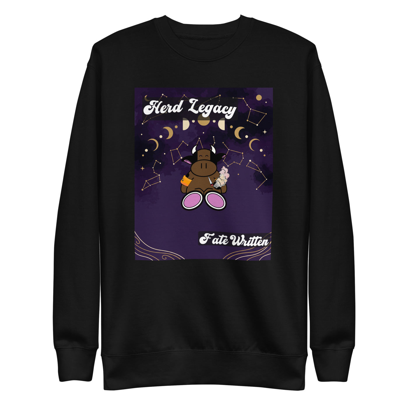Pocket Cows Crewneck — Written In The Herd — Design 767