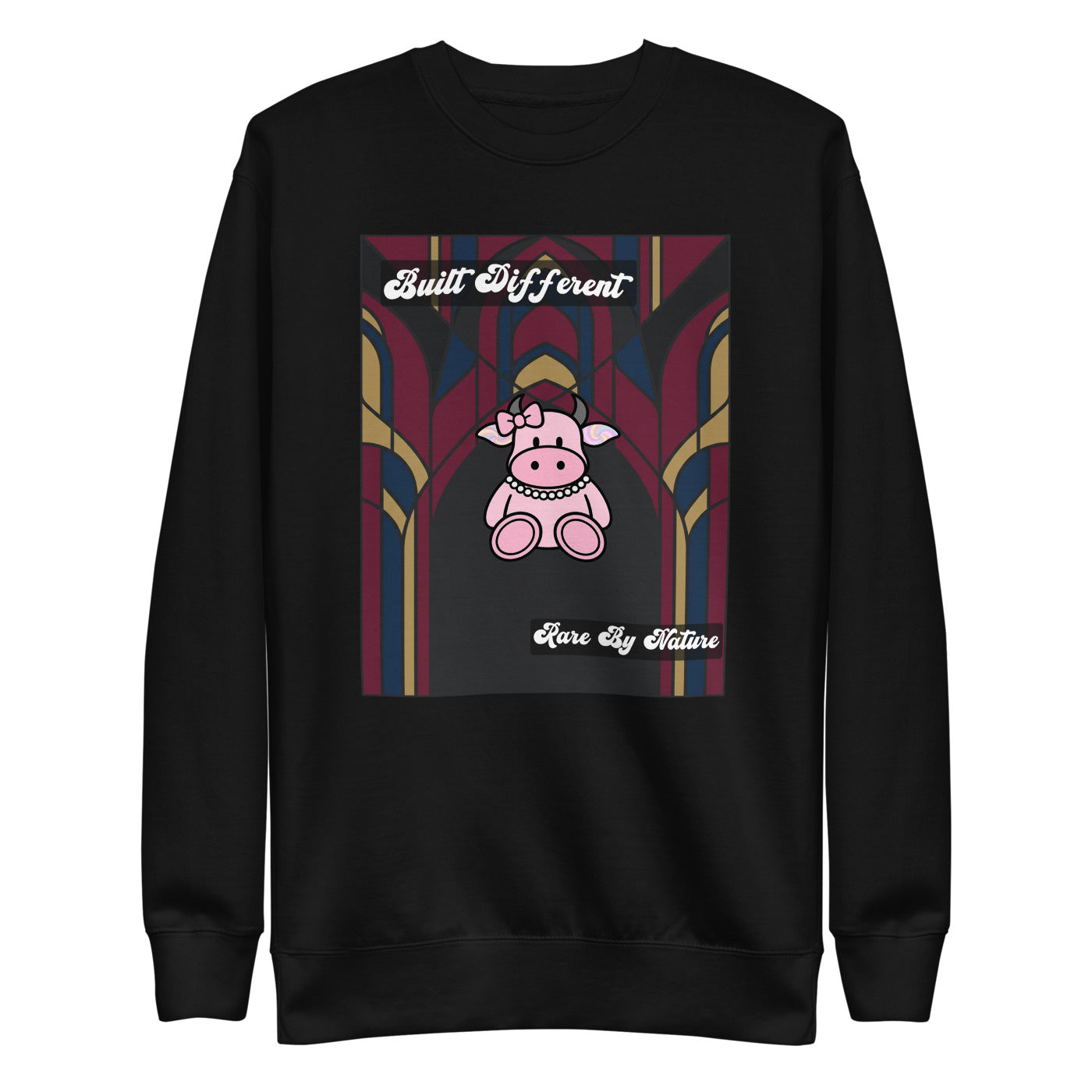 Pocket Cows Crewneck — Sacred Herd — Design 213