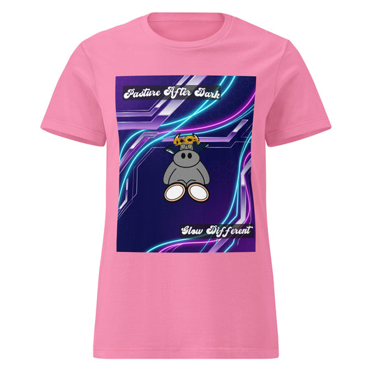 Pocket Cows Women's Softstyle T-Shirt — Design 251