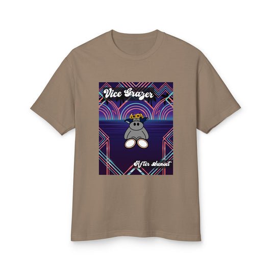 Pocket Cows Unisex Garment-Dyed Heavyweight Cotton Tee — Design 279