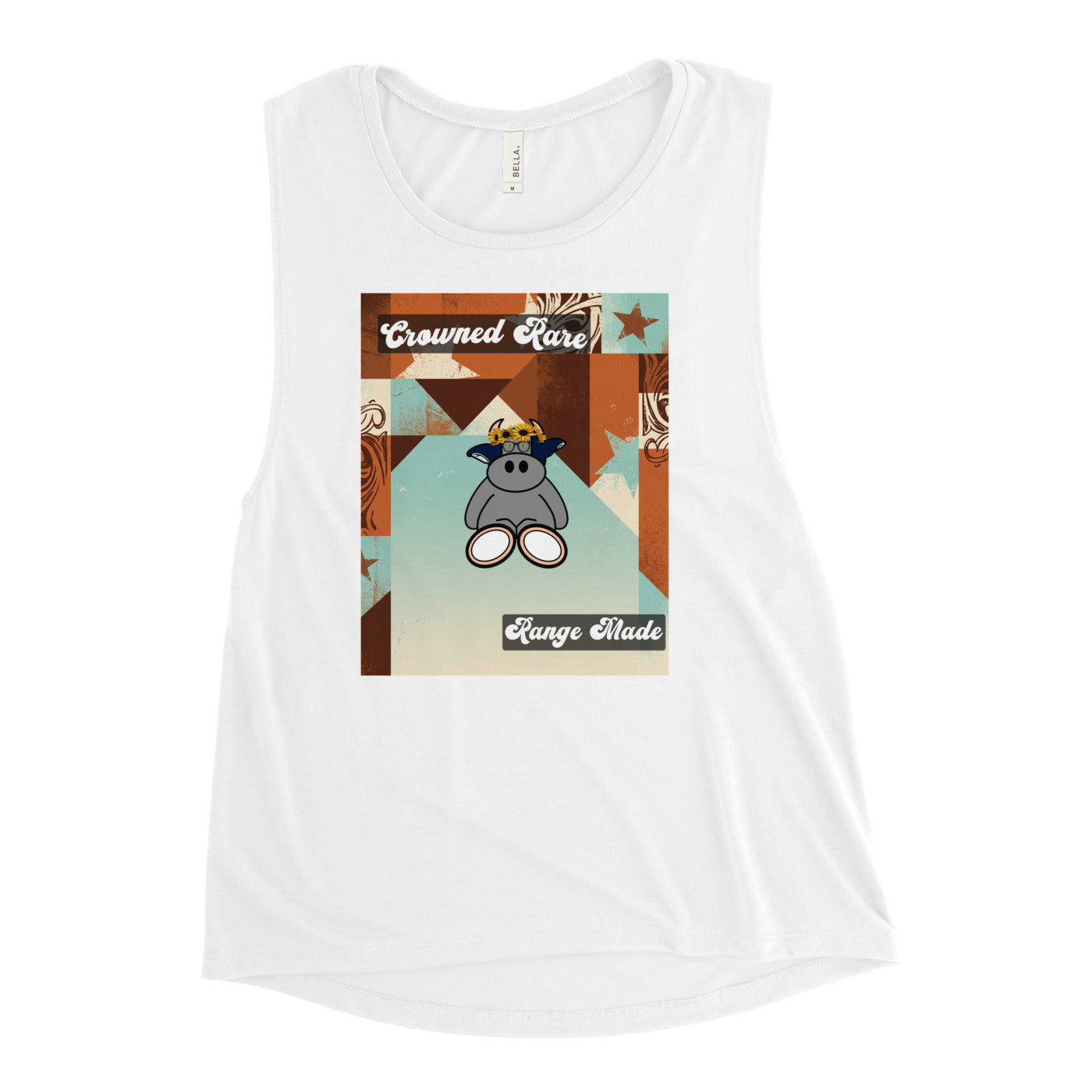 Pocket Cows Women's Muscle Tank — Design 260