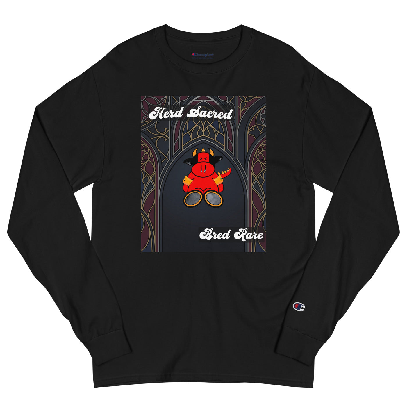 Pocket Cows Men’s Long Sleeve T-Shirt — Design 267