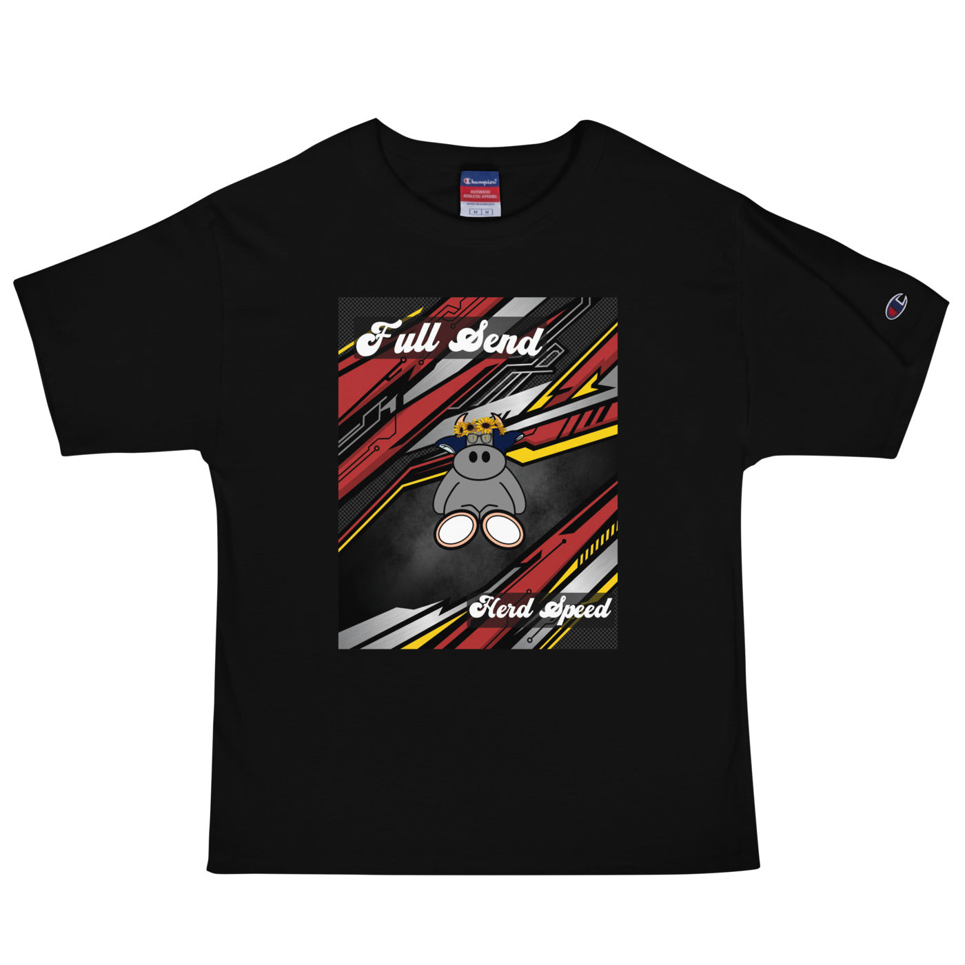 Pocket Cows Men's Heritage T-Shirt — Design 265