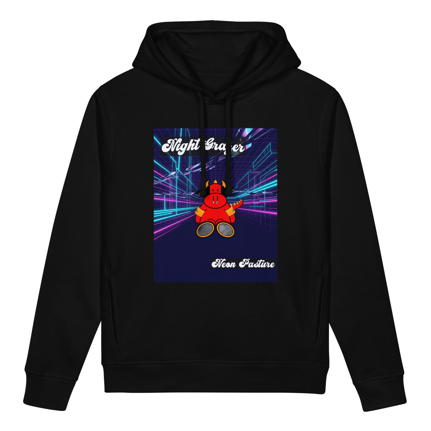Pocket Cows Unisex Organic Side Pocket Sounder Hoodie — Design 250